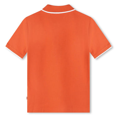 Polo para niño y adolescente BOSS naranja